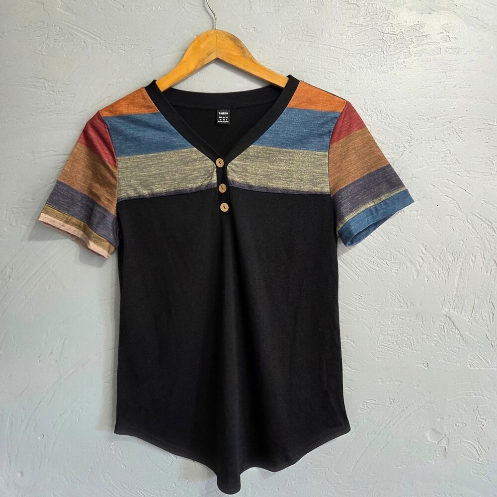 Shein short sleeve shirt woman's size Medium